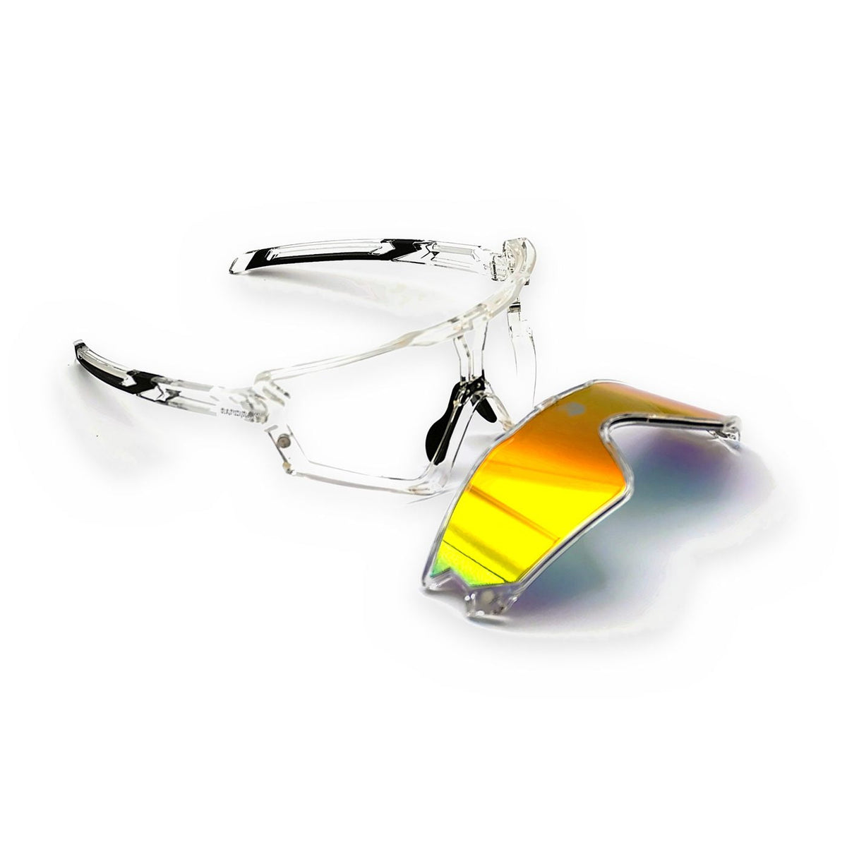 Wechselglas Orange Multicolor neben dem Rahmen der Photon one.