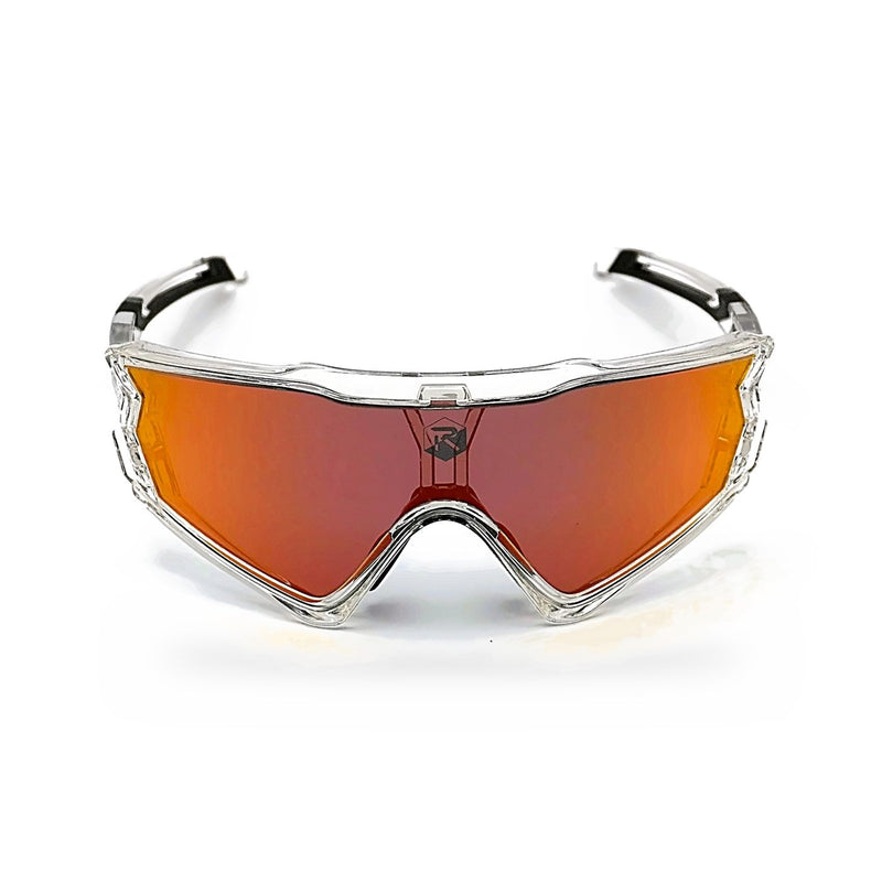 Photon one. Sportbrille von vorne, Red Full Mirror