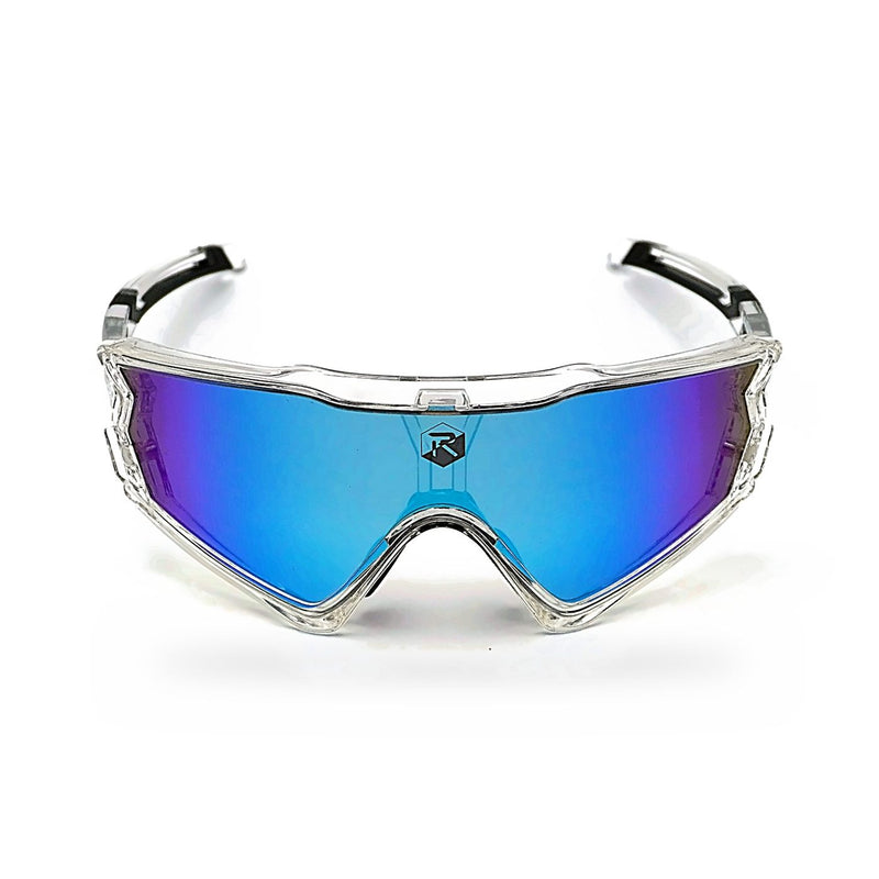 Photon one. Sportbrille von vorne, Ice Blue