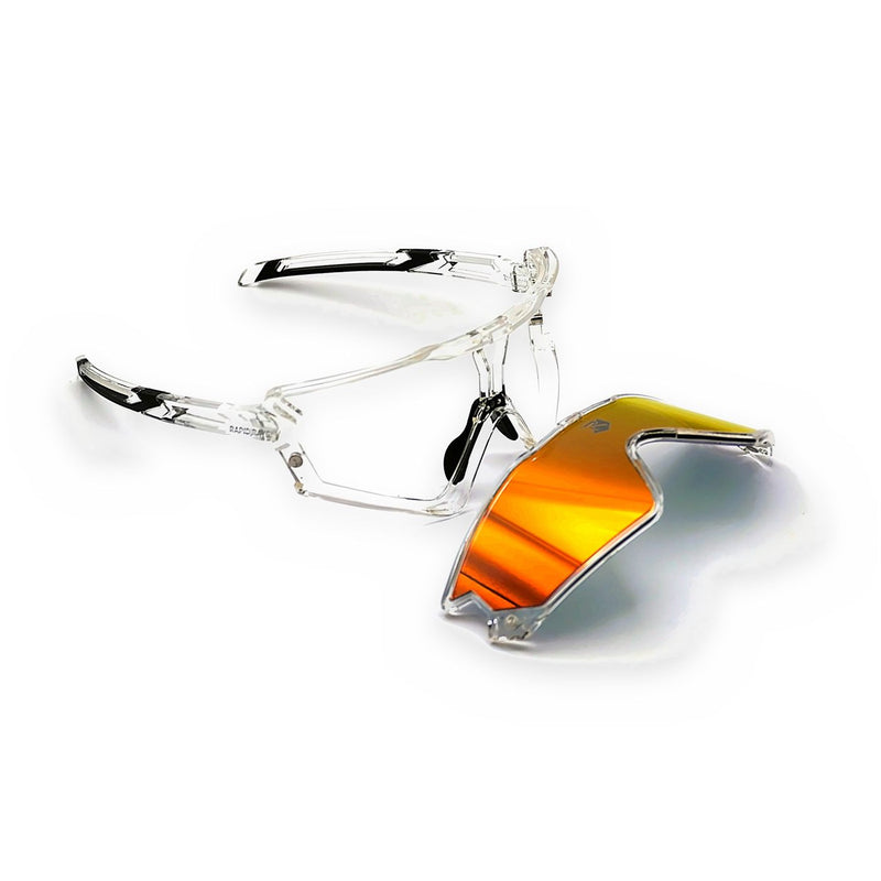 Photon one. Rahmen mit abgenommenem Wechselglas, Red Full Mirror